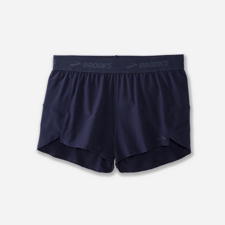 Brooks Chaser 3 NZ - Women's Running Shorts - Navy (58320-JZHU)